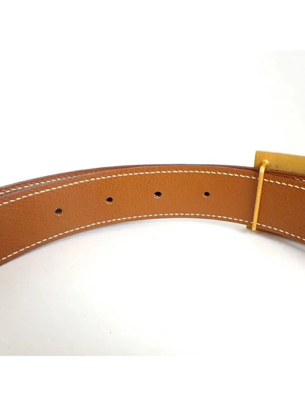 Hermes Belt Round Gold